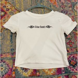 Cute Cotton-On “Live Fast” mini tee